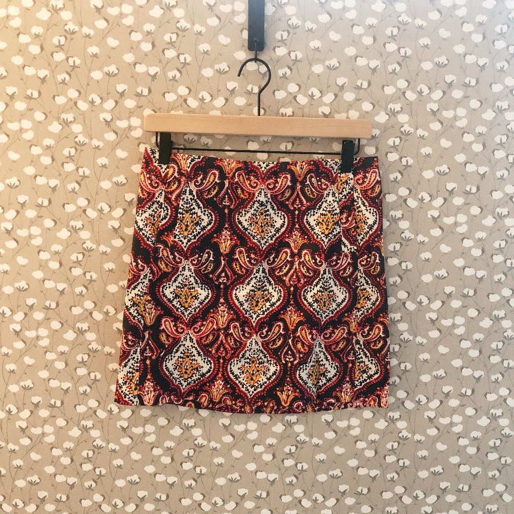 J Crew patterned skirt. Since 0